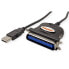 ROLINE 12.02.1092 - IEEE 1284 - USB-A - 1.8 m - Black