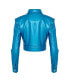 Фото #3 товара Women's Shoulder Pad Crop Jacket