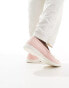 Truffle Collection casual suede loafers in light pink