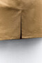 Фото #7 товара Юбка-шорты из смесового льна с ремнем ZARA