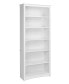 31.5" 6-Shelf Composite Wood Home Office Standard Bookcase