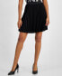 ფოტო #1 პროდუქტის Women's Pleated Pull-On Skirt, Created for Macy's