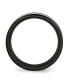 ფოტო #2 პროდუქტის Titanium Polished Black Carbon Fiber Inlay Band Ring