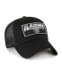 Big Boys Black Las Vegas Raiders Levee MVP Trucker Adjustable Hat