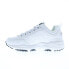 Фото #7 товара Fila Disruptor II X Ray Tracer Mens White Leather Lifestyle Sneakers Shoes