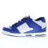 Globe Sabre GBSABR Mens Blue Leather Lace Up Skate Inspired Sneakers Shoes