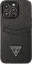 Guess Guess GUHCP13LPSATPK iPhone 13 Pro / 13 6,1" czarny/black hardcase SaffianoTriangle Logo Cardslot