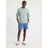 Free Assembly Men's Crewneck Iceberg Green Sweatshirt with Long Sleeves Size S