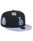 Men's Black/Purple Los Angeles Dodgers Grape Big League Chew Flavor Pack 9FIFTY Snapback Hat black, purple - фото #1