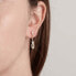 Gold plated earrings with crystals TH2780089
