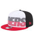 Men's White/Scarlet San Francisco 49ers Throwback Space 9fifty Snapback Hat