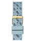 Фото #5 товара Женские наручные часы Guess CHARISMA голубой, золото 38 мм GW0699L1