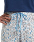 ფოტო #8 პროდუქტის Women's Sleepwell Printed Knit Capri Pajama Pant Made with Temperature Regulating Technology
