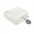 Фото #1 товара Queen Microlight to Berber Electric Heated Bed Blanket Ivory