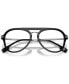 ფოტო #5 პროდუქტის Men's Pilot Eyeglasses, BE2377 53