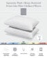 Фото #5 товара Signature Plush Allergy Free Bedding Bundle which Includes 2 Medium Pillows and Mattress Pad, Queen + King