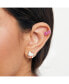 ფოტო #3 პროდუქტის Sanrio Silver Plated and Enamel Stud Earrings Set - 3 Pairs, Officially Licensed