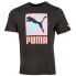 Фото #1 товара Puma Palms Graphic Crew Neck Short Sleeve T-Shirt Mens Black Casual Tops 6745100