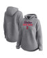 Women's Heather Gray Boston Red Sox Fleece Pullover Hoodie