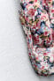 Фото #16 товара Короткий комбинезон с цветочным принтом ZARA
