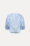 Блуза с объемными рукавами — zw collection ZARA