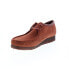 Фото #8 товара Clarks Wallabee 26162550 Mens Burgundy Nubuck Oxfords & Lace Ups Casual Shoes