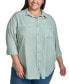 Фото #1 товара Trendy Plus Size Utility Shirt