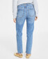 Women's High Rise Straight-Leg Jeans, Regular and Short, Created for Macy's