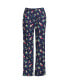 ფოტო #1 პროდუქტის Women's Tall Print Flannel Pajama Pants
