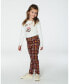 ფოტო #2 პროდუქტის Big Girls Organic Cotton T-Shirt With Print Off White