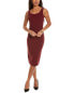 Фото #1 товара Michael Kors Collection Scoop Neck Wool-Blend Sheath Dress Women's 0