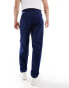 Фото #2 товара ASOS DESIGN smart premium cotton oversized tapered chino trousers in navy