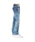 Фото #2 товара Men's Artisan Crafted Vintage Wash Slim Straight Premium Jeans