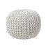 Фото #1 товара Runder Strickpouf 100% Baumwolle