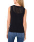 ფოტო #2 პროდუქტის Women's Allover Pointelle Stitch Sweater Tank