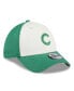 Фото #4 товара Men's White, Green Chicago Cubs 2024 St. Patrick's Day 39THIRTY Flex Fit Hat