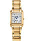 ფოტო #1 პროდუქტის Eco-Drive Women's Bianca Gold-Tone Stainless Steel Bracelet Watch 28mm