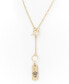 Gold-Tone Lotus Necklace