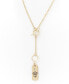 ფოტო #2 პროდუქტის Gold-Tone Lotus Necklace