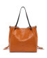 ფოტო #25 პროდუქტის Women's Genuine Leather Daisy Tote Bag