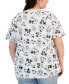 Trendy Plus Size Mickey & Friends Printed T-Shirt