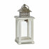 Фонарь деревянный металлический бело-серебристый Gift Decor Lantern 13 x 29 x 13 см (6 штук) - фото #2