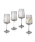 Modern Ap Wine Glasses, Set of 4