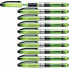 Фото #1 товара Флуоресцентный маркер Stabilo Navigator Зеленый 10 Предметы (1 штук)