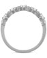 Фото #3 товара Diamond Pear-Cut Band (3/4 ct. t.w.) in 14k White Gold