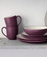 Colorwave Burgundy Coupe 16-Pc. Dinnerware Set, Service for 4