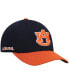 ფოტო #2 პროდუქტის Men's Navy, Orange Auburn Tigers Two-Tone Reflex Hybrid Tech Flex Hat