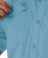 Фото #4 товара Men's Short Sleeve Heathered Fishing Shirt