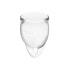 Satisfyer Feel Confident - Menstrual Cup Set, 15 & 20 ml