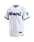 Фото #3 товара Men's Jazz Chisholm Jr. White Miami Marlins Home Limited Player Jersey